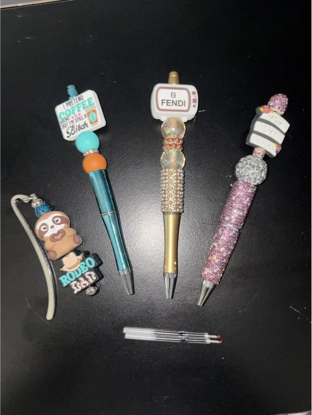 3 Pen and bookmark set